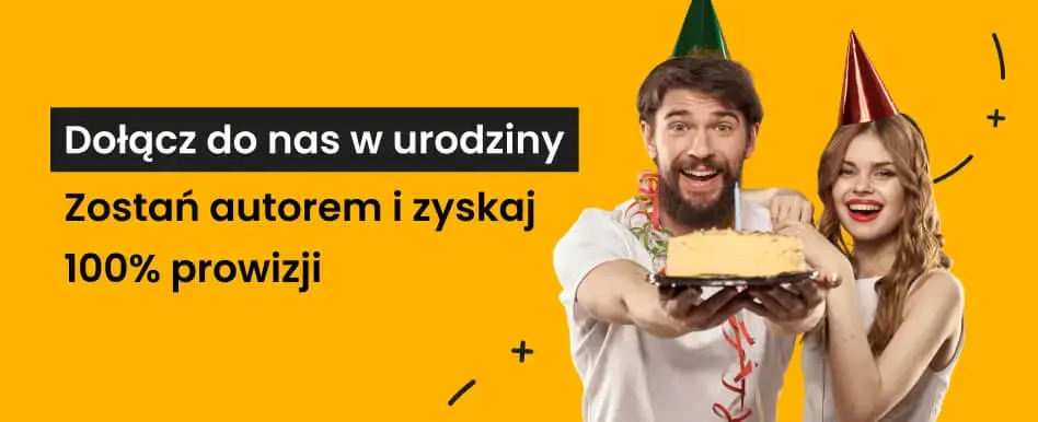 Zostań autorem kursu i otrzymaj 100% prowizji